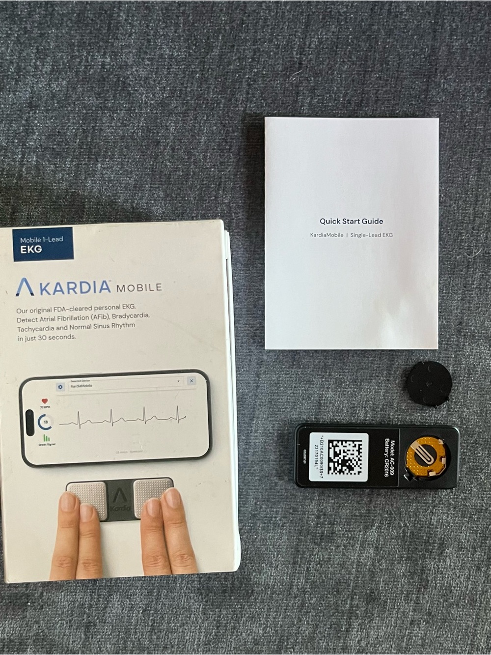 Kardia Mobile Single-Lead EKG Real-Time Detection